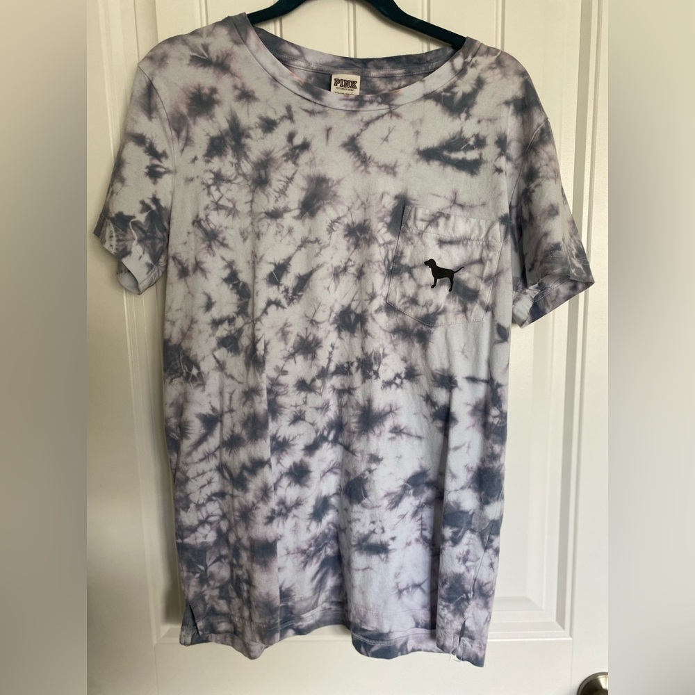 PINK short sleeve campus tee